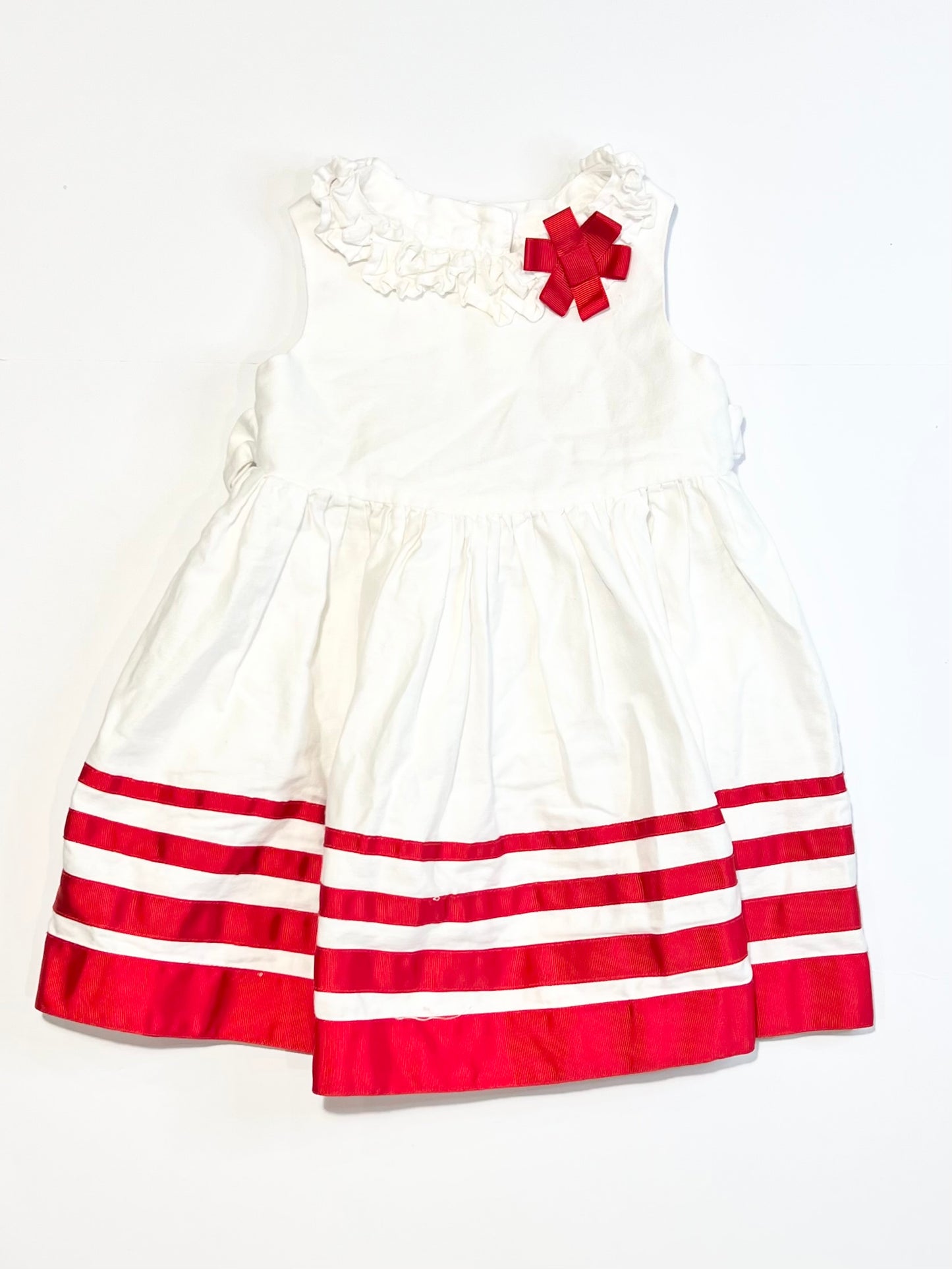 White ribbon dress - Size 0