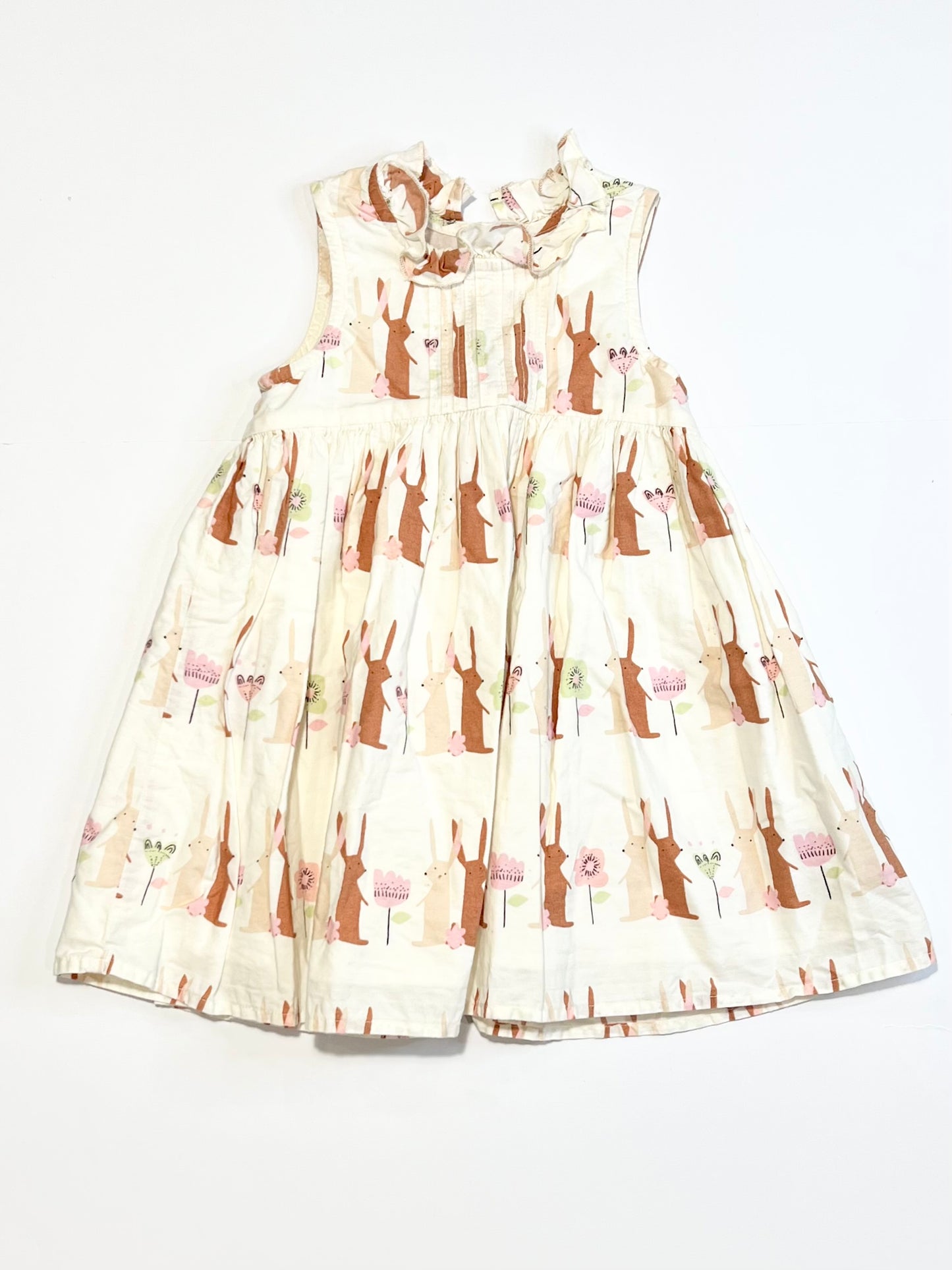 Cotton bunny dress - Size 9-12 months