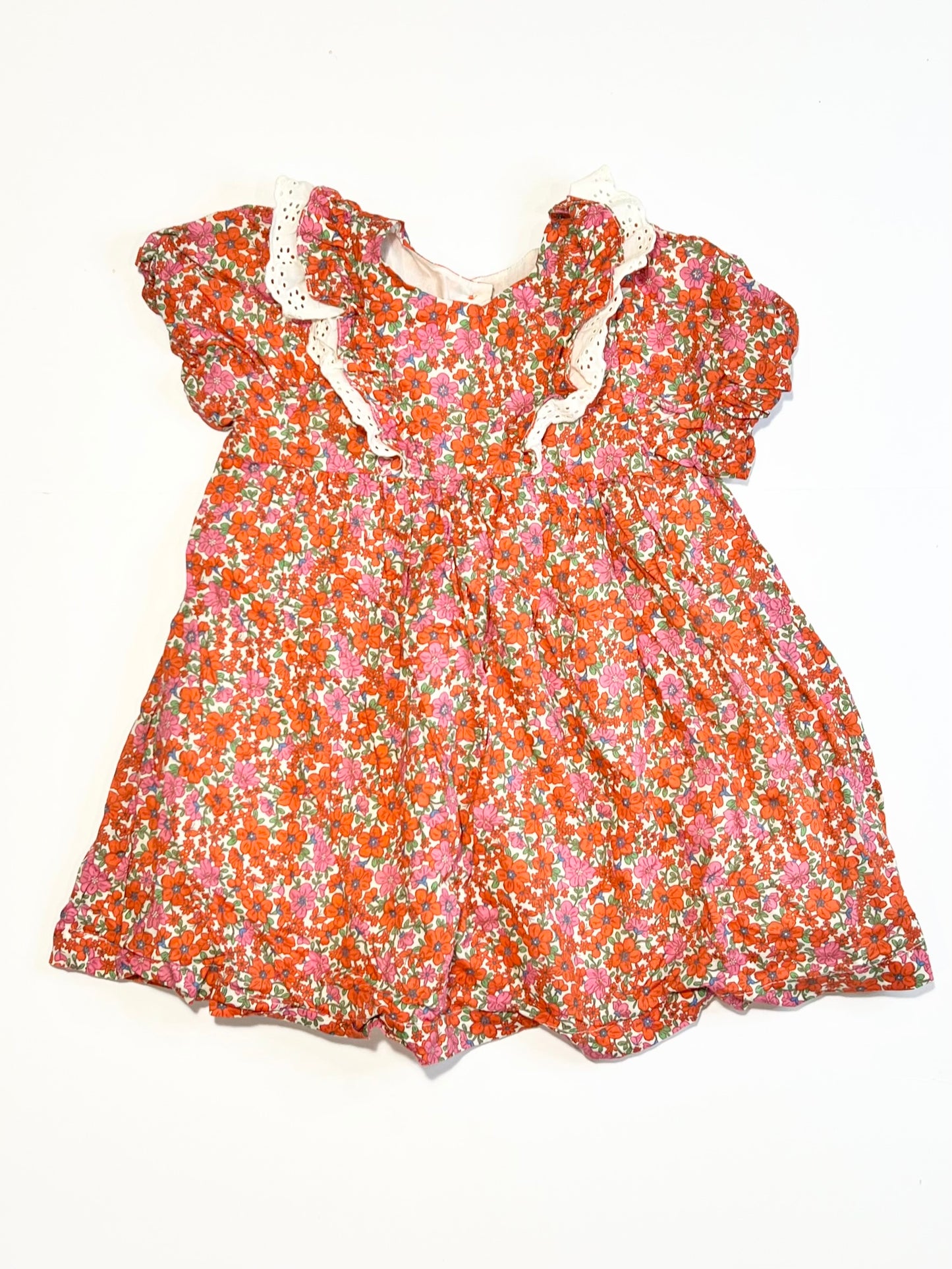 Floral dress - Size 9-12 months