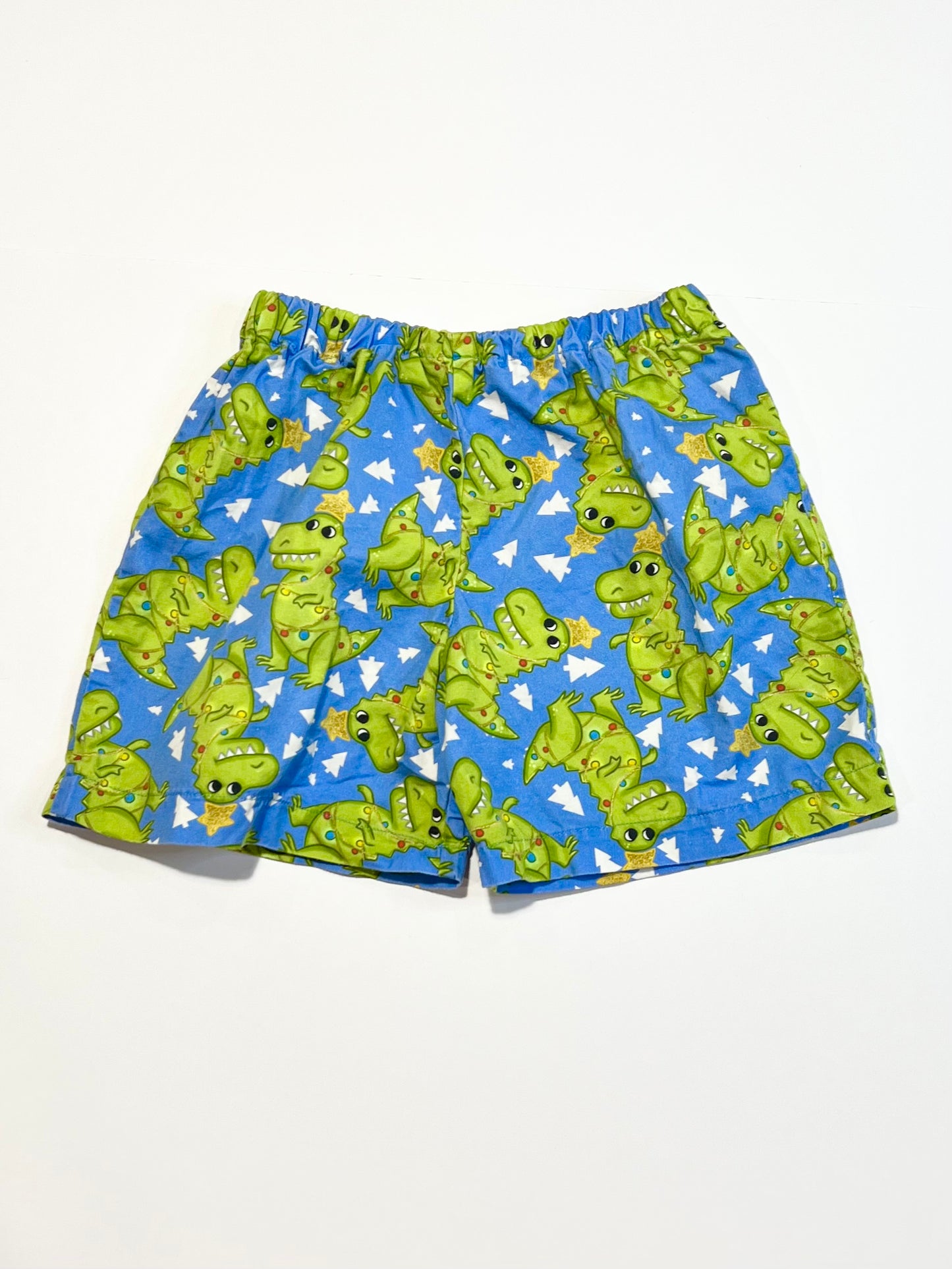 Christmas dino shorts - Size 3