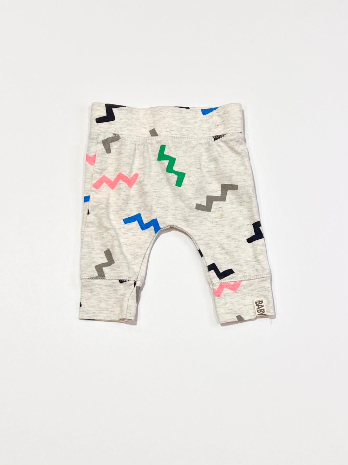 Grey zigzag leggings - Size 0000
