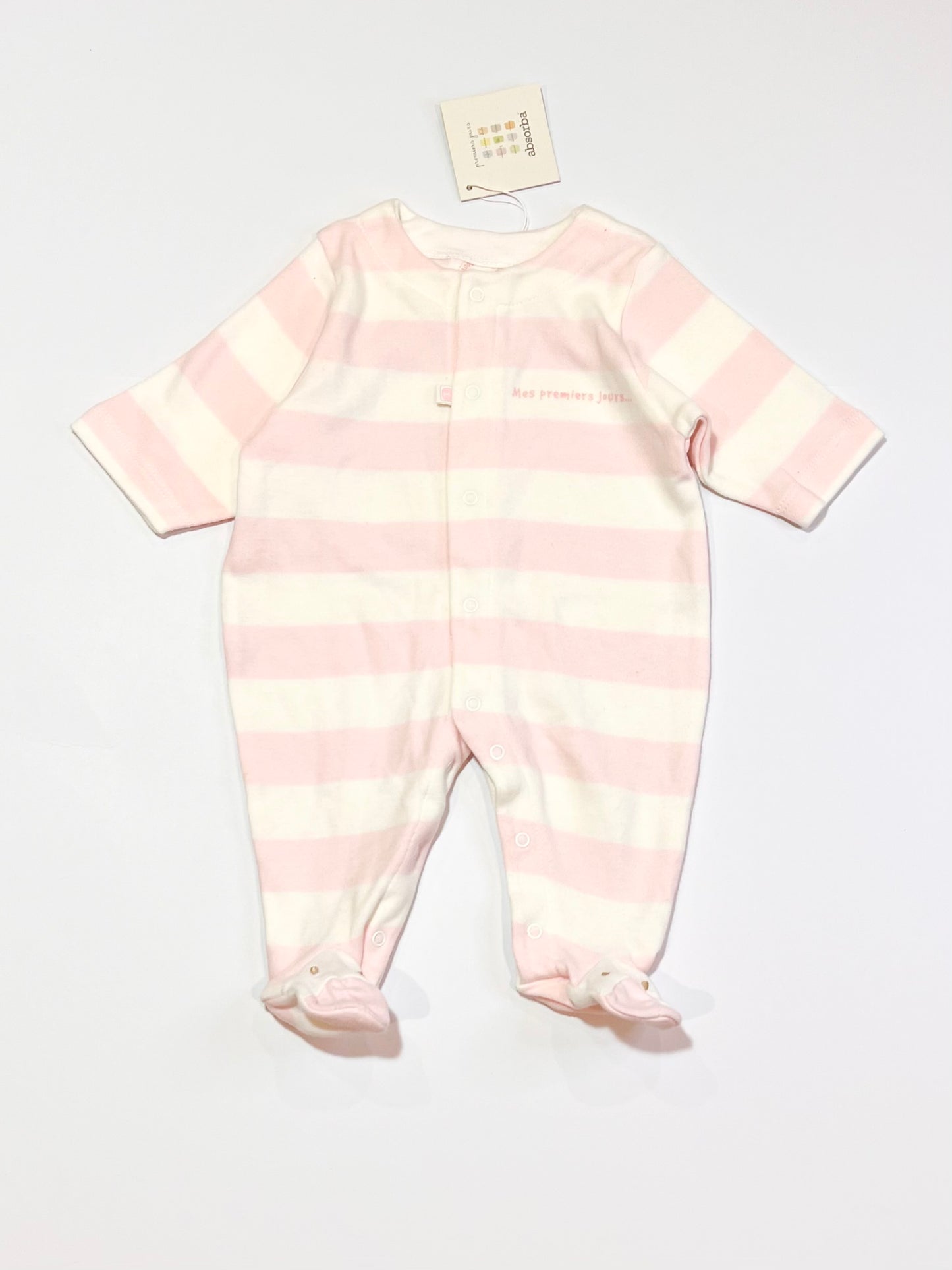 Striped onesie brand new - Size 0000