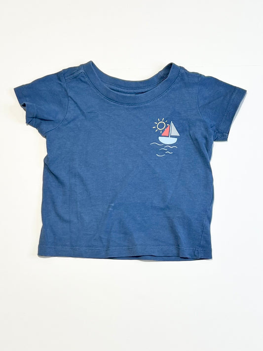 Blue sailboat tee - Size 00