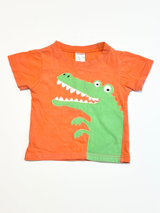 Orange croc tee - SIze 00