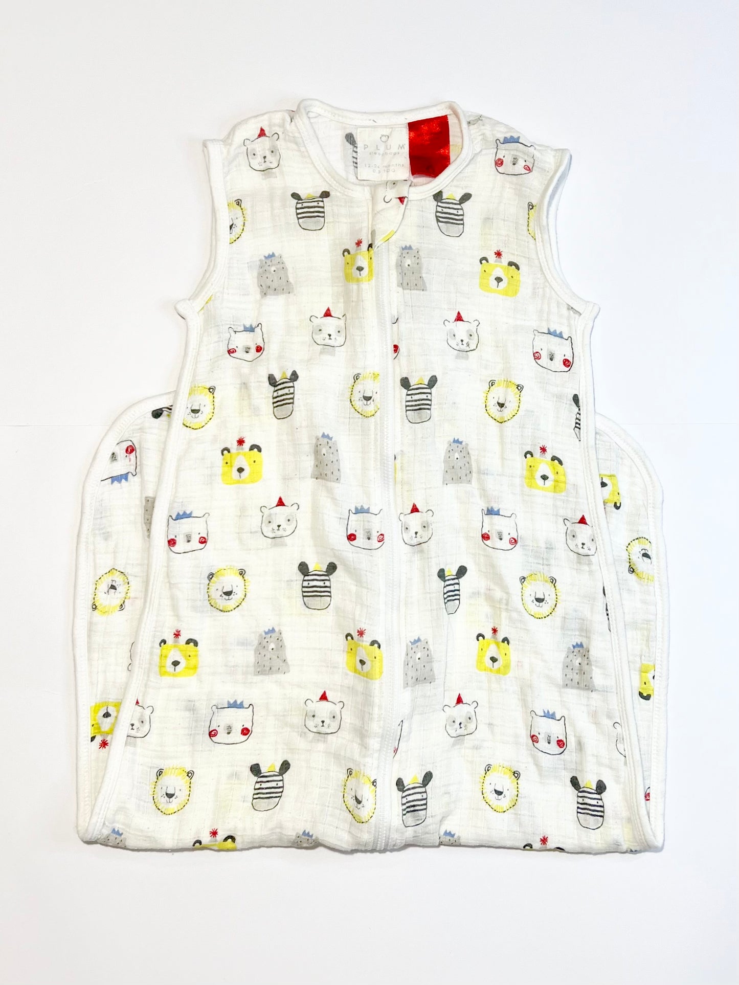 0.5 tog muslin sleeping bag - Size 12-24 months