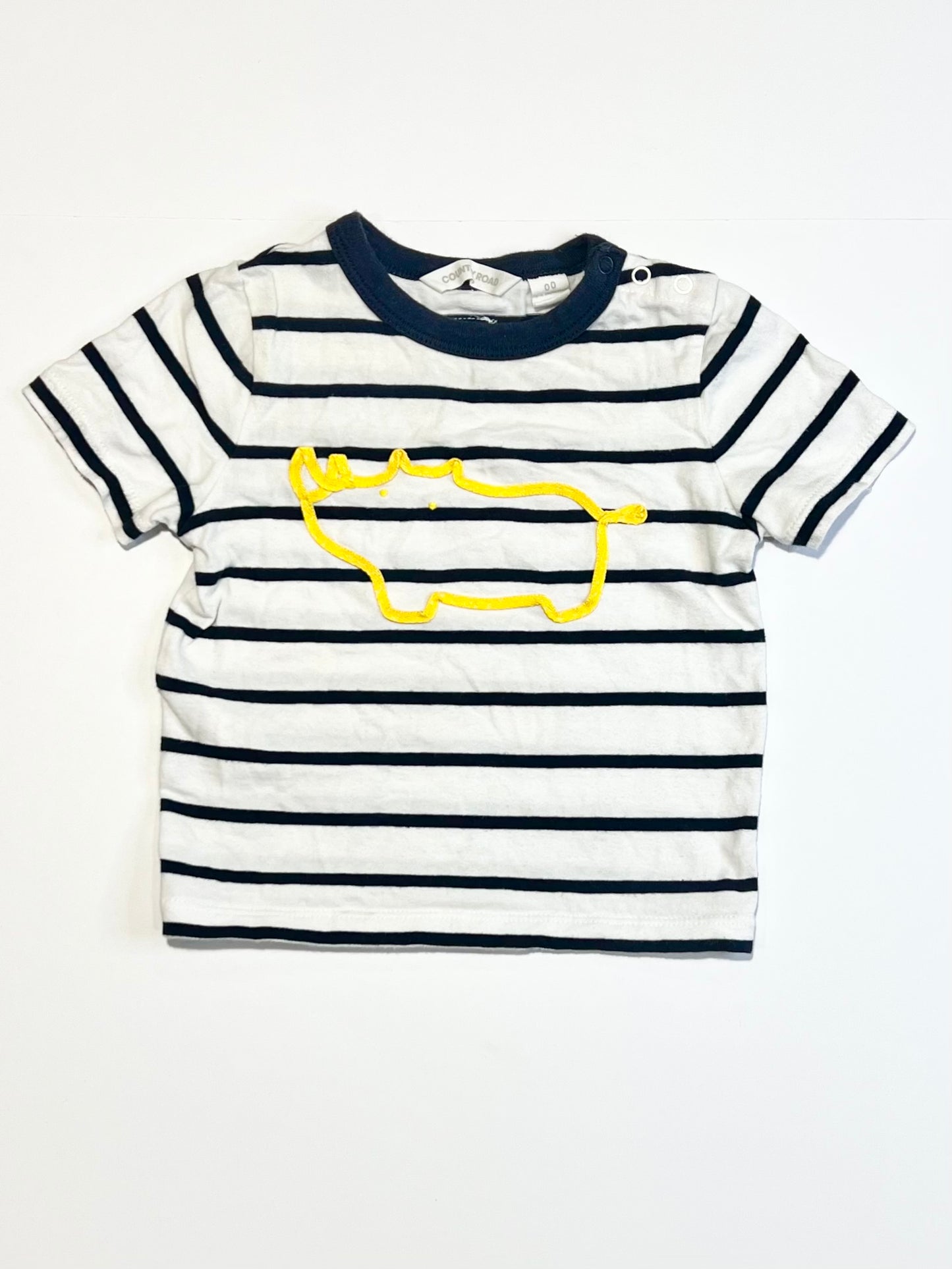 Striped rhino tee - Size 00