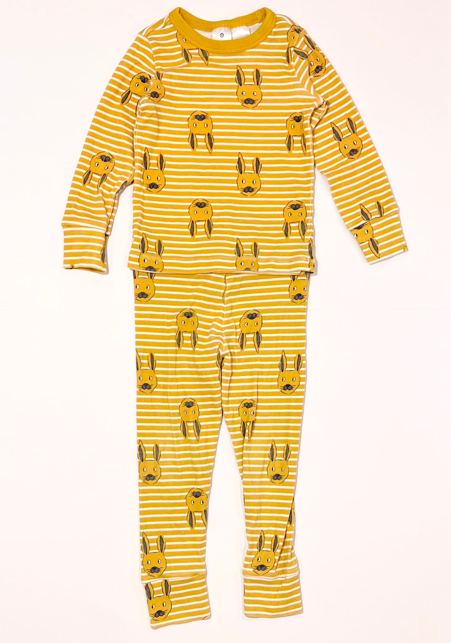 Ribbed bunny pyjamas - Size 2