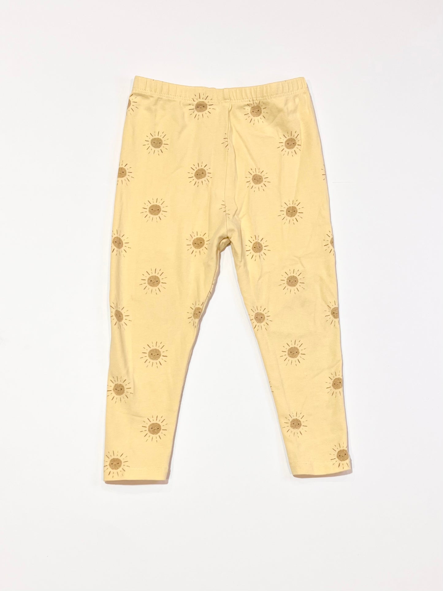 Yellow sun leggings - Size 2