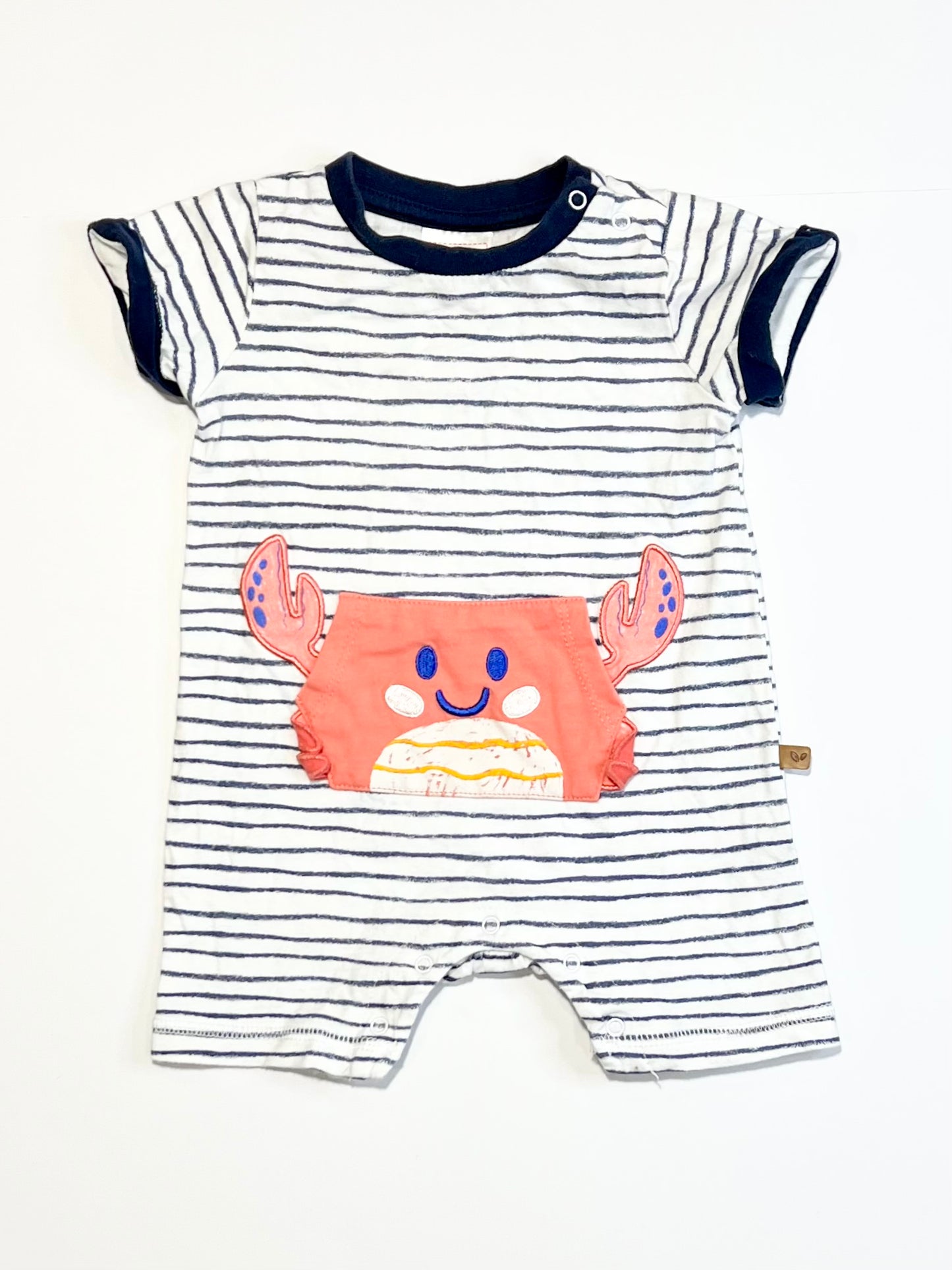 Striped crab romper - Size 00