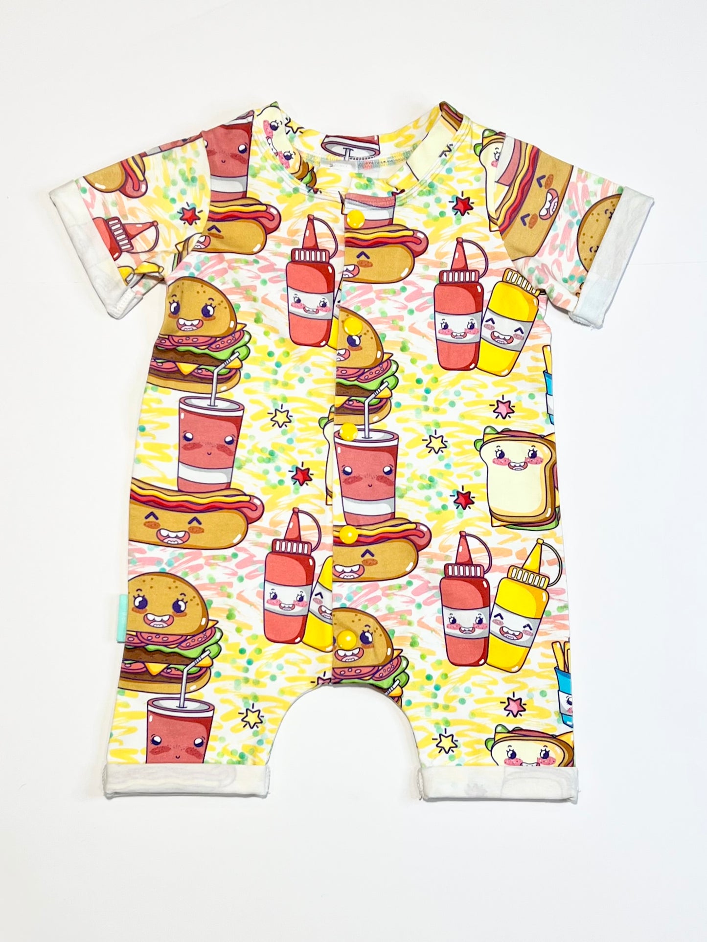 Food jersey romper - SIze 00