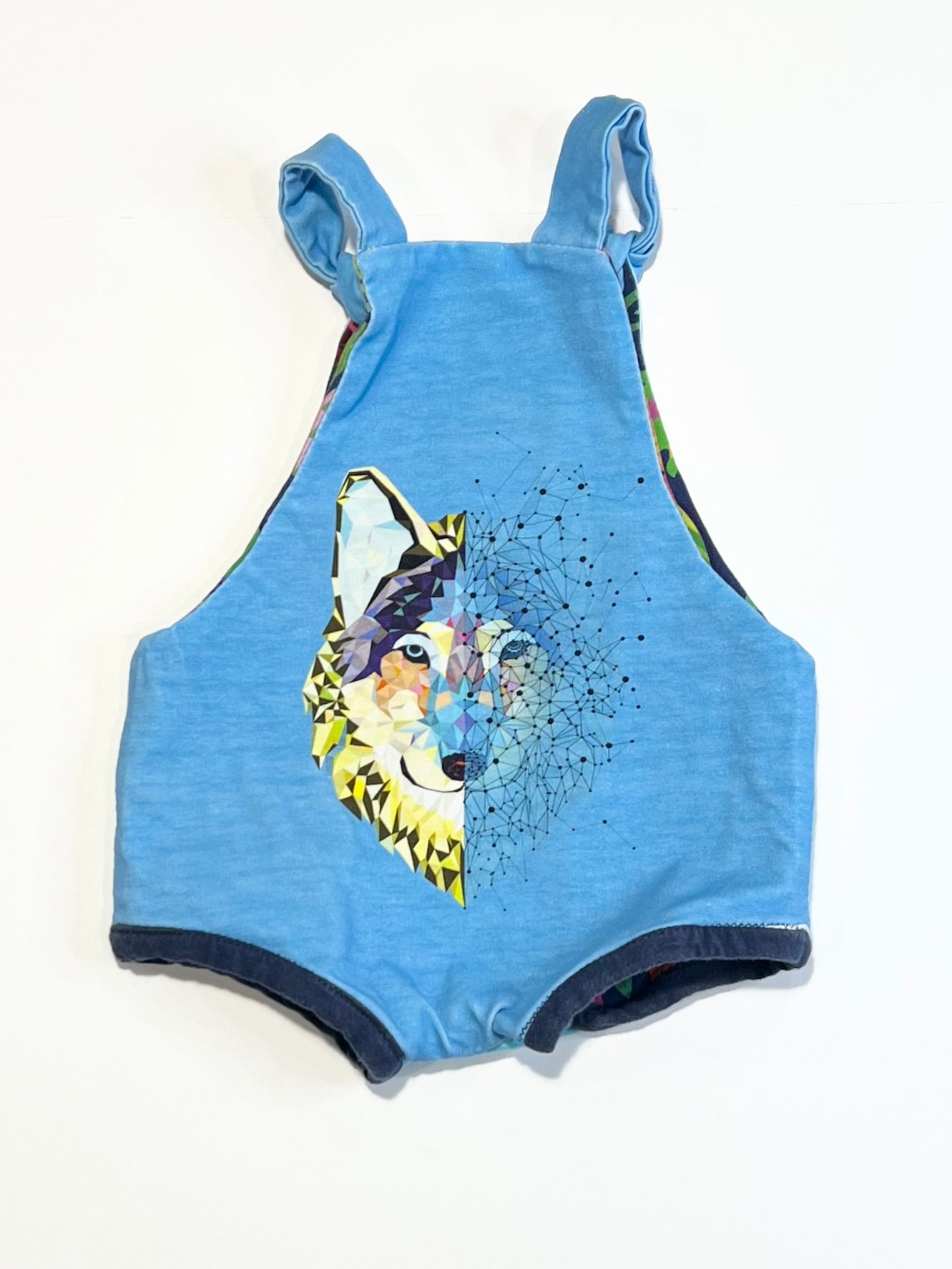 Reversible jersey romper - Size 00