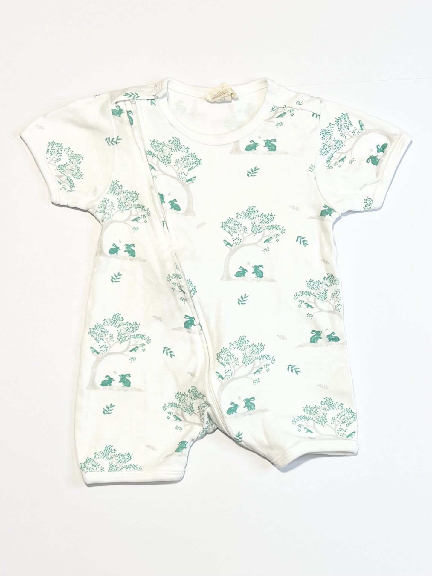 Bunnies zip romper - Size 00