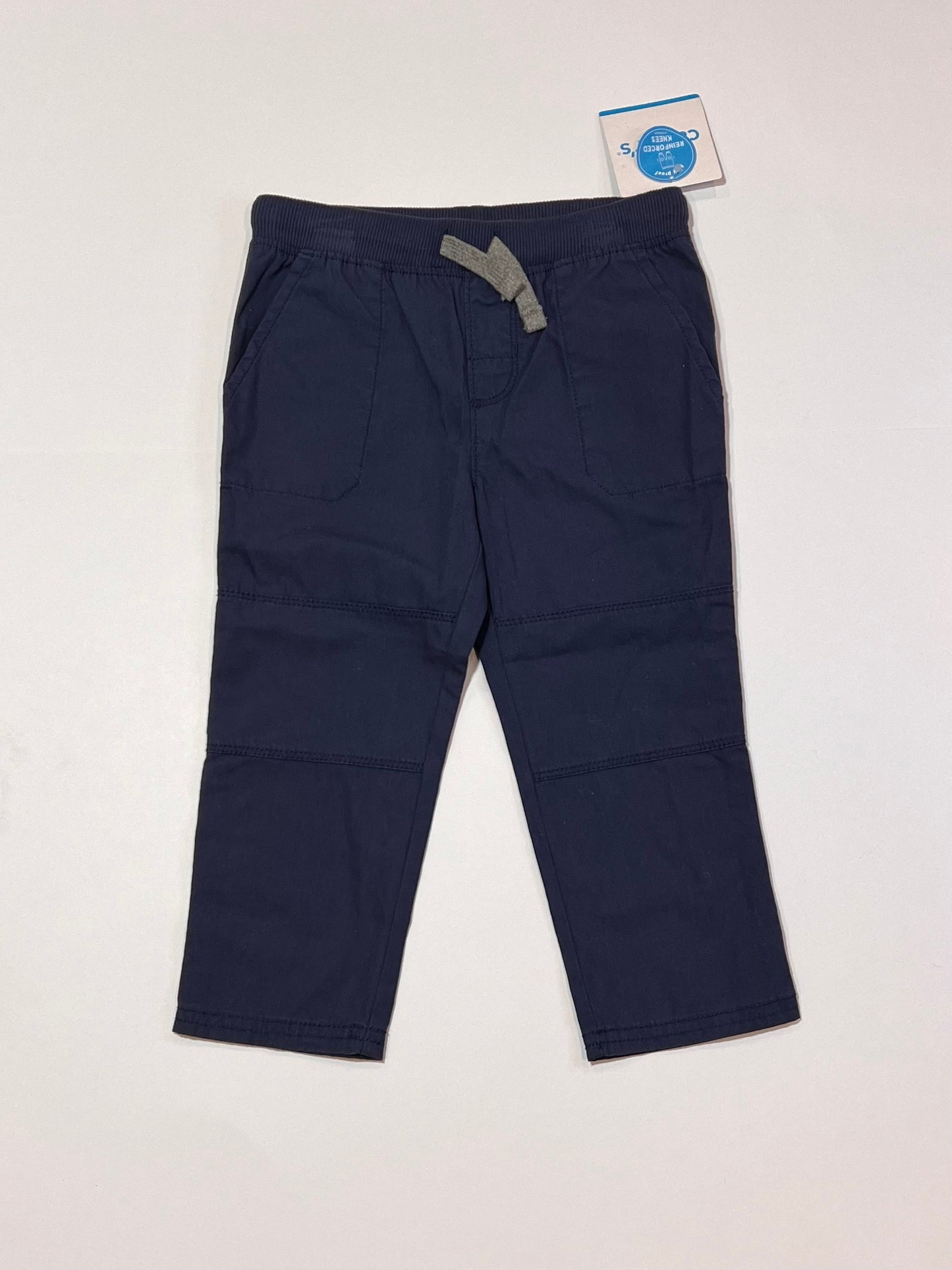 Navy cotton pants brand new - Size 2