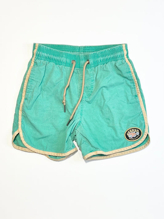 Green boardies - Size 5-6