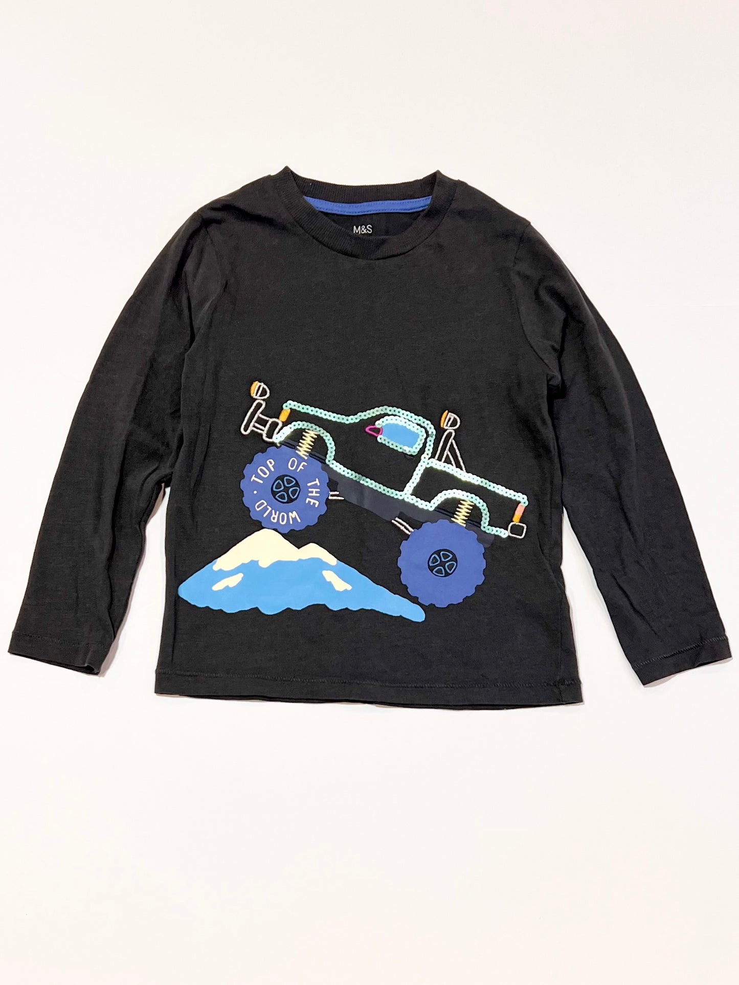 Sequined monster truck top - Size 2-3