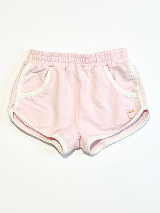 Pink jersey shorts - Size 5-6