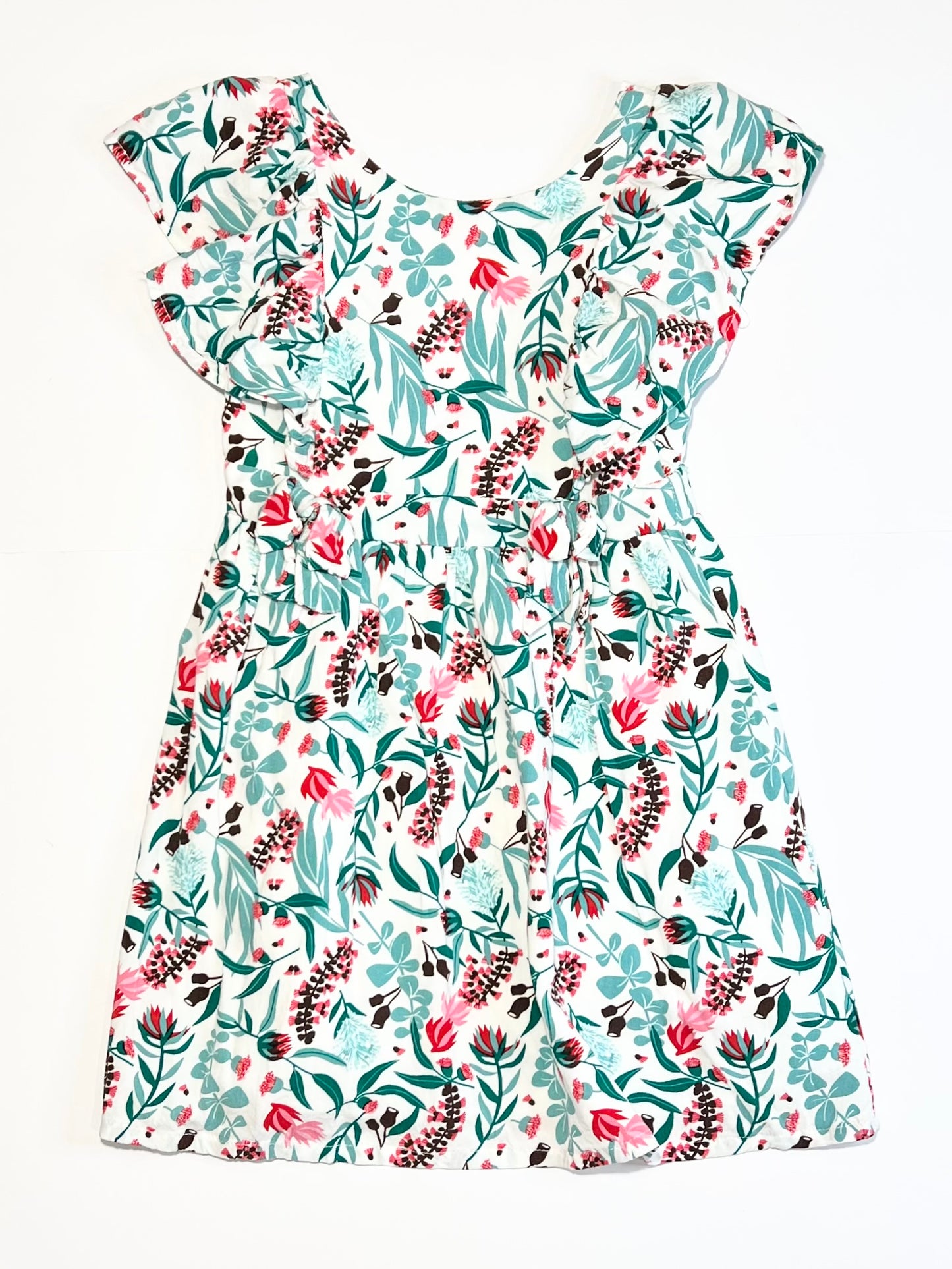 Leafy viscose dress - Size 5