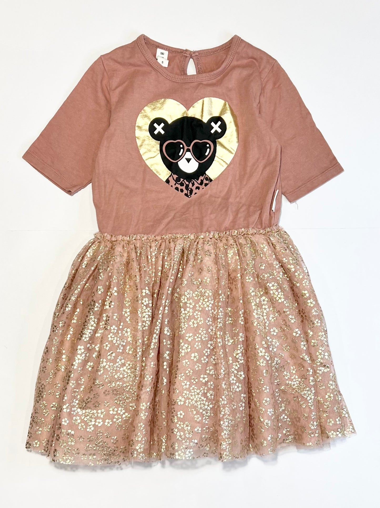 Dusty pink tutu dress - Size 5