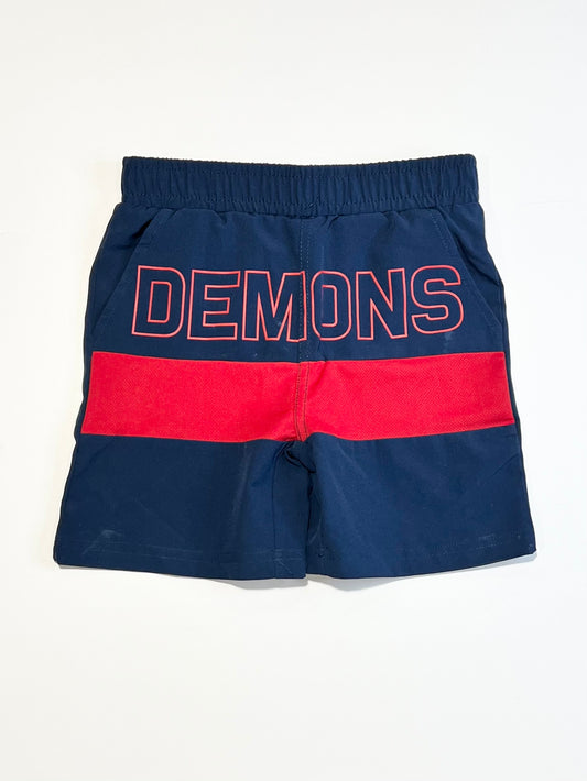 Melbourne Demons shorts - Size 4