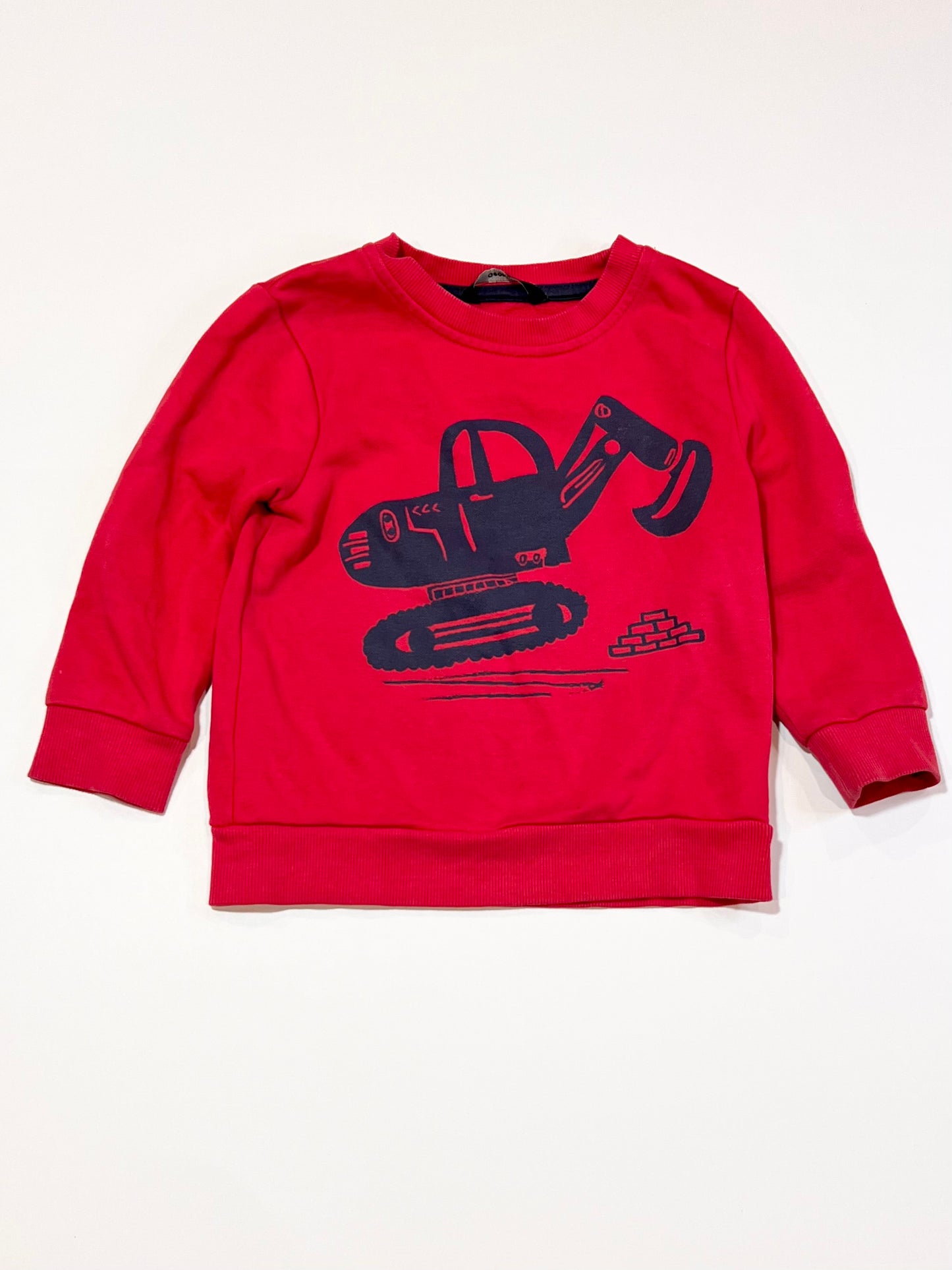 Red digger sweater - Size 2-3