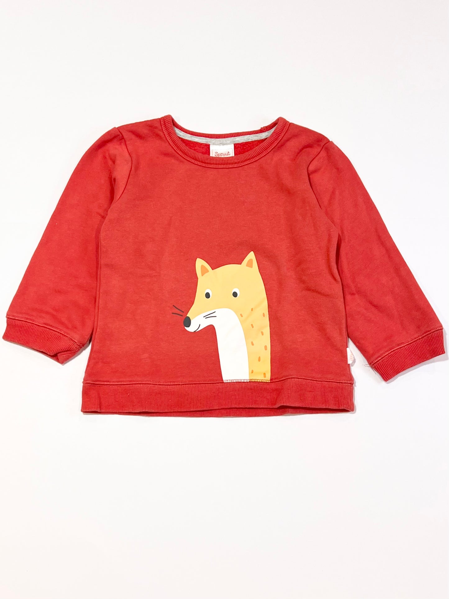 Red fox sweater - Size 2