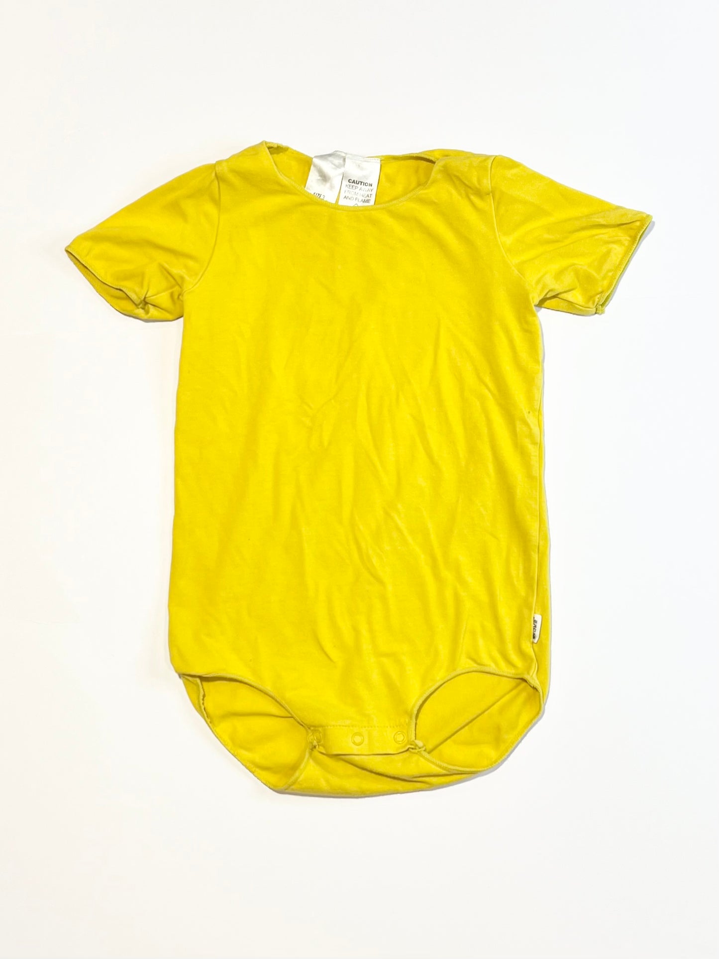 Yellow bodysuit - Size 3