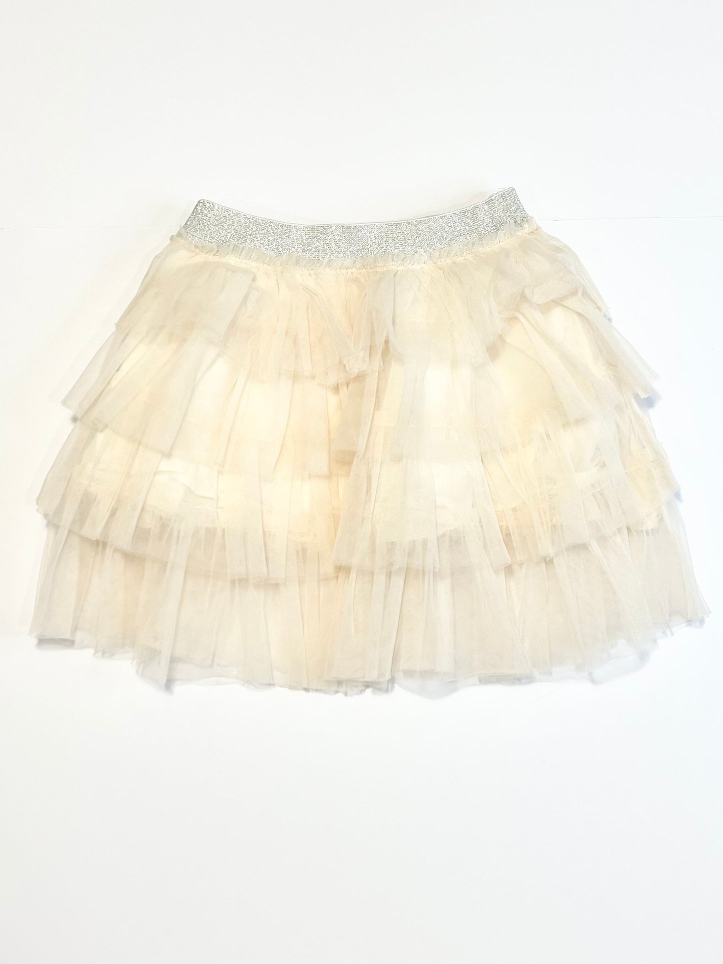 Cream tulle skirt - Size 4