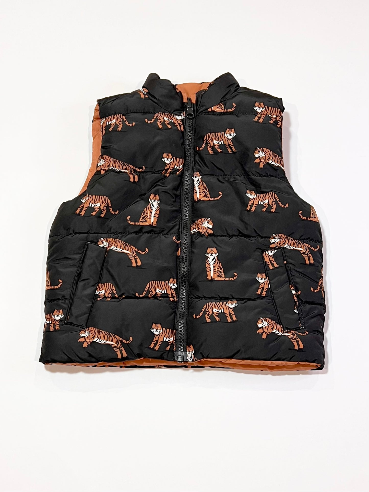 Reversible puffer vest - Size 2
