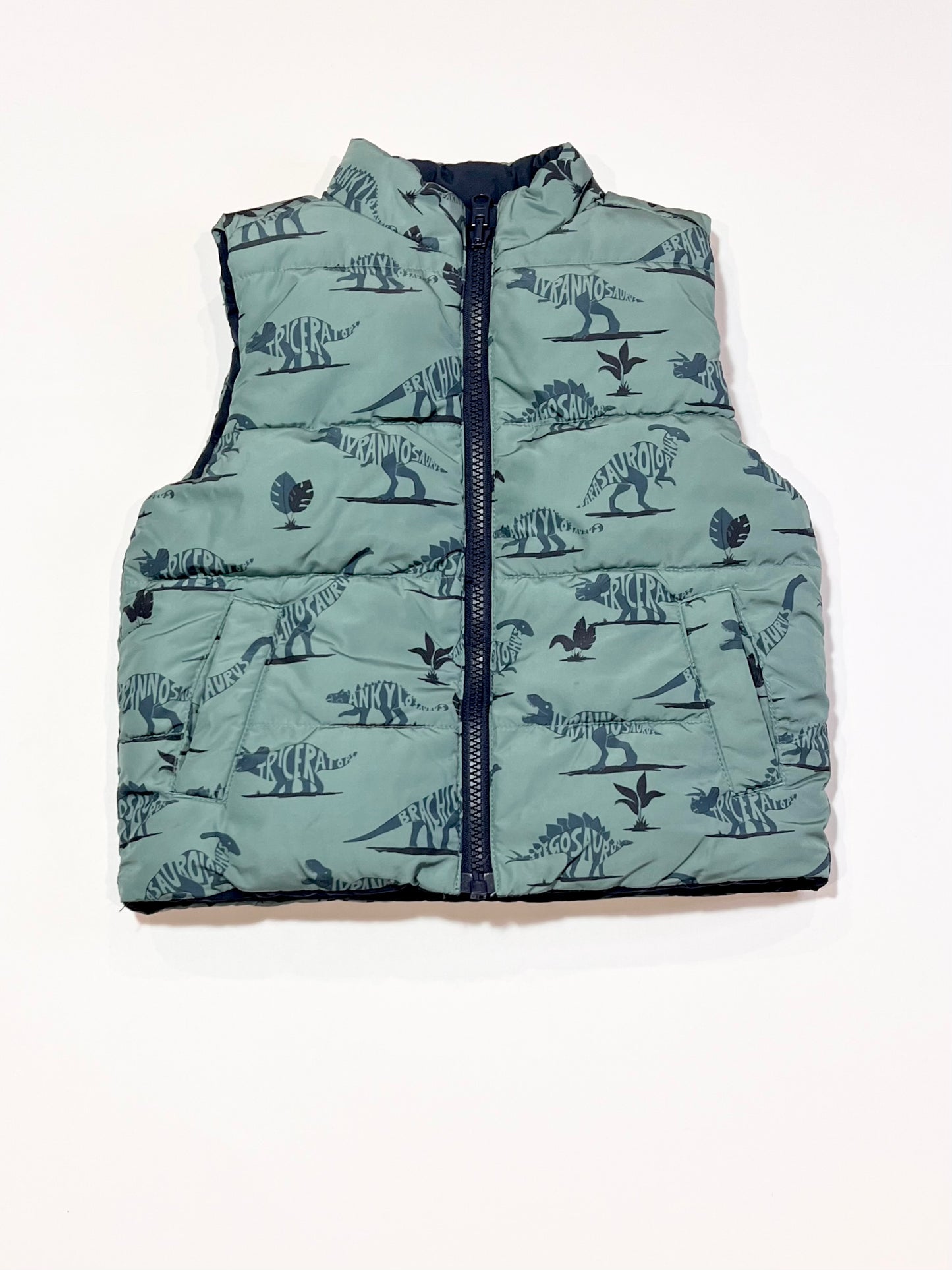 Reversible puffer vest - Size 2