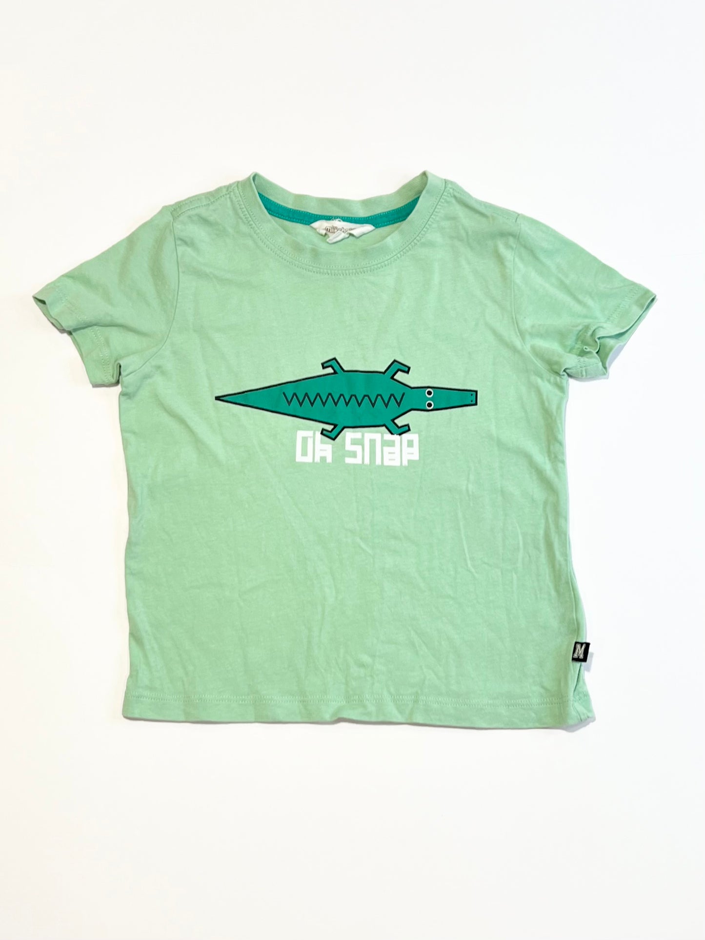 Green croc tee - Size 3