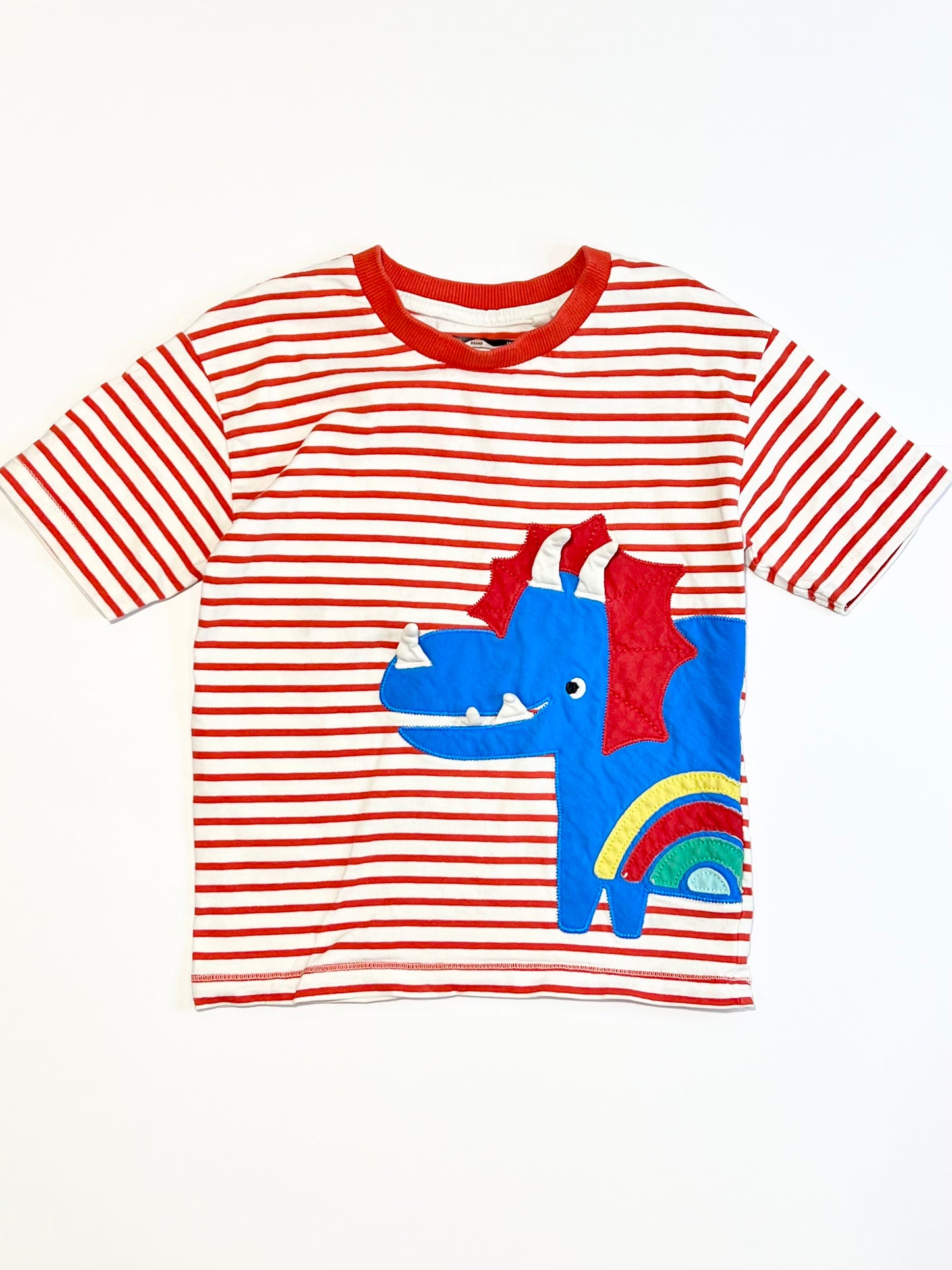 Striped dino tee - Size 3-4