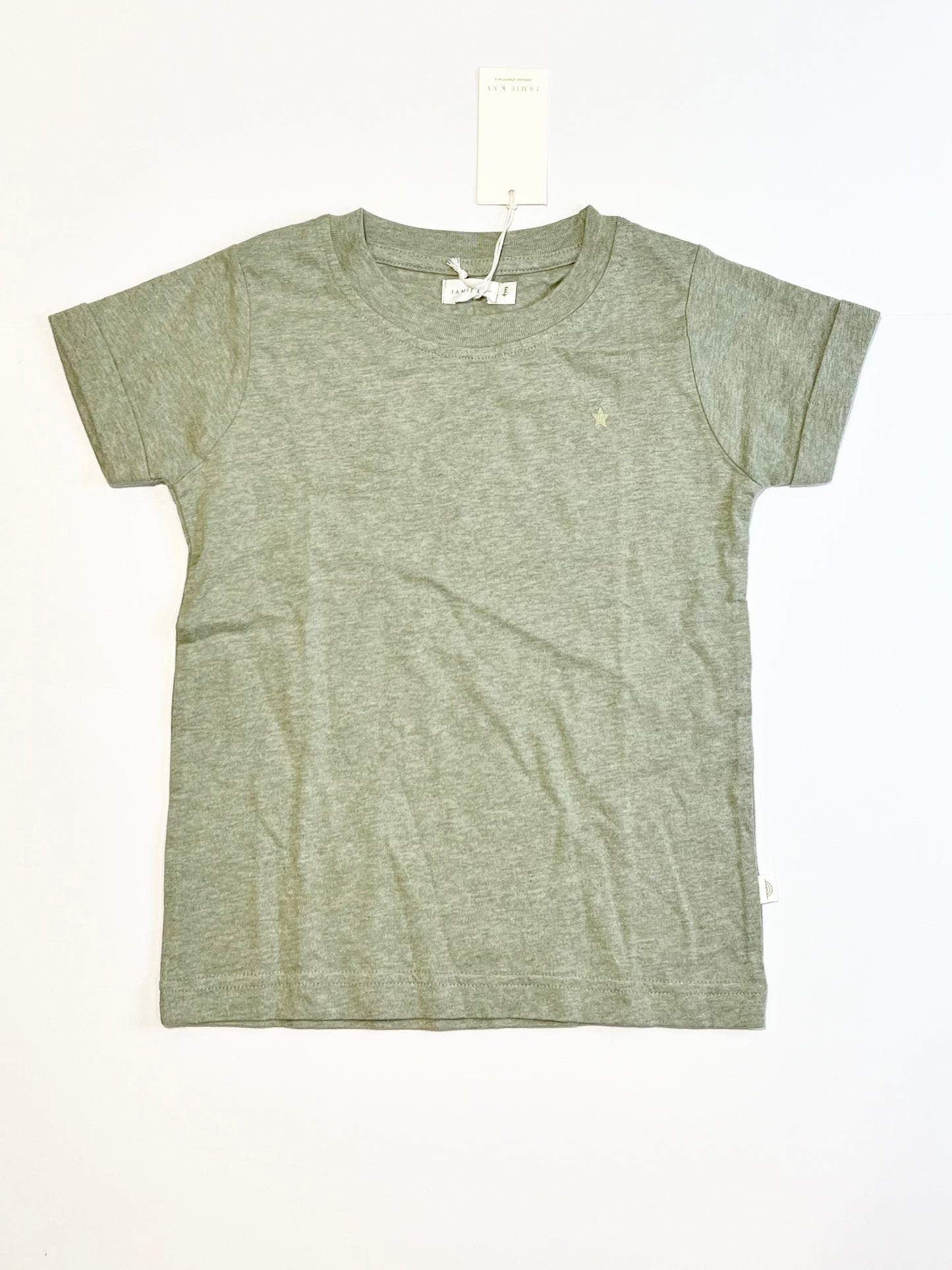 Green star tee brand new - Size 4