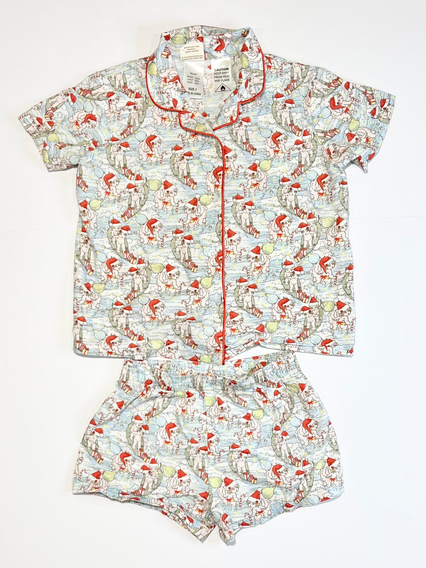 Christmas Gumnut Babies pyjamas - Size 3
