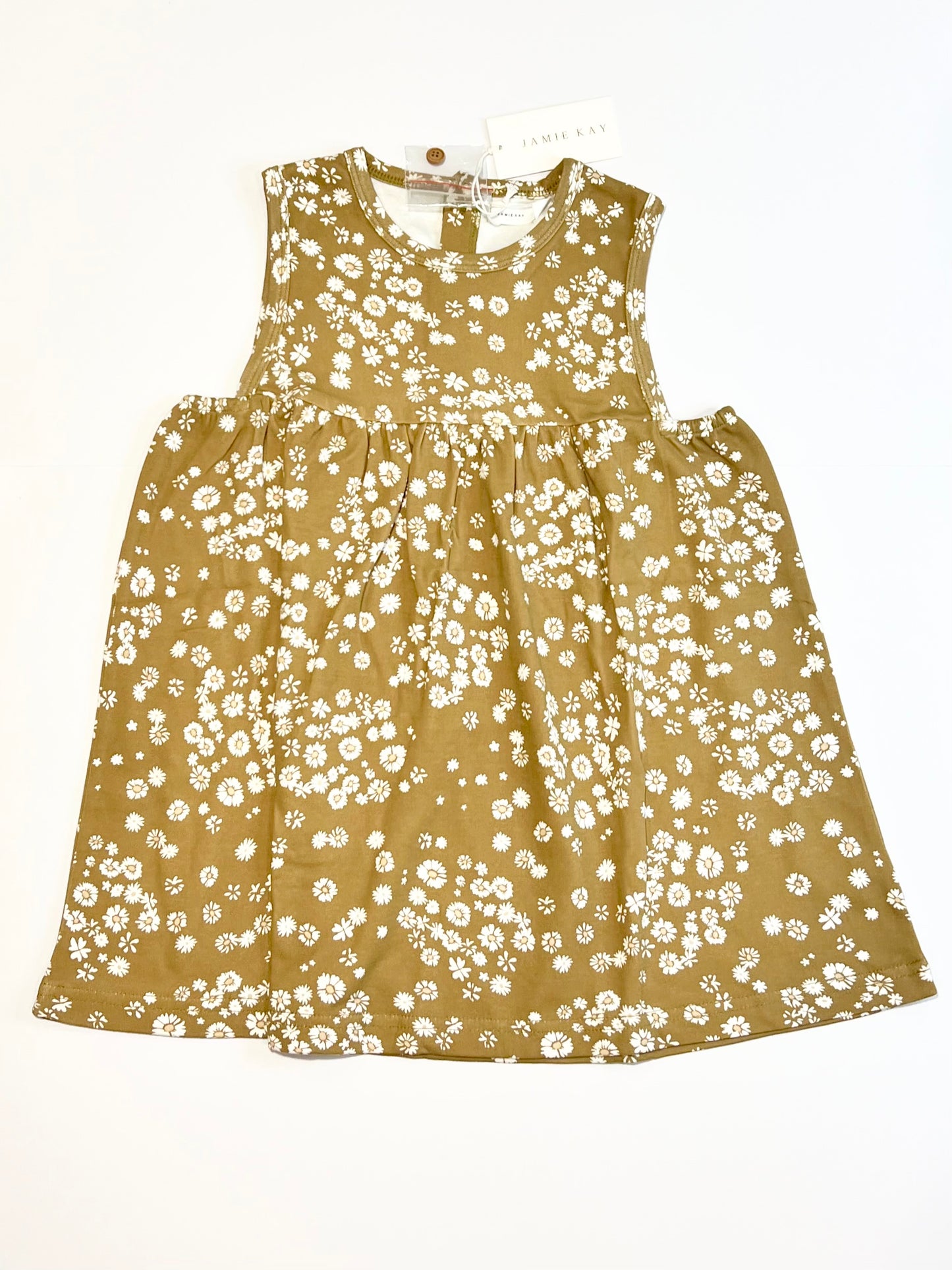 Floral jersey dress brand new - Size 4