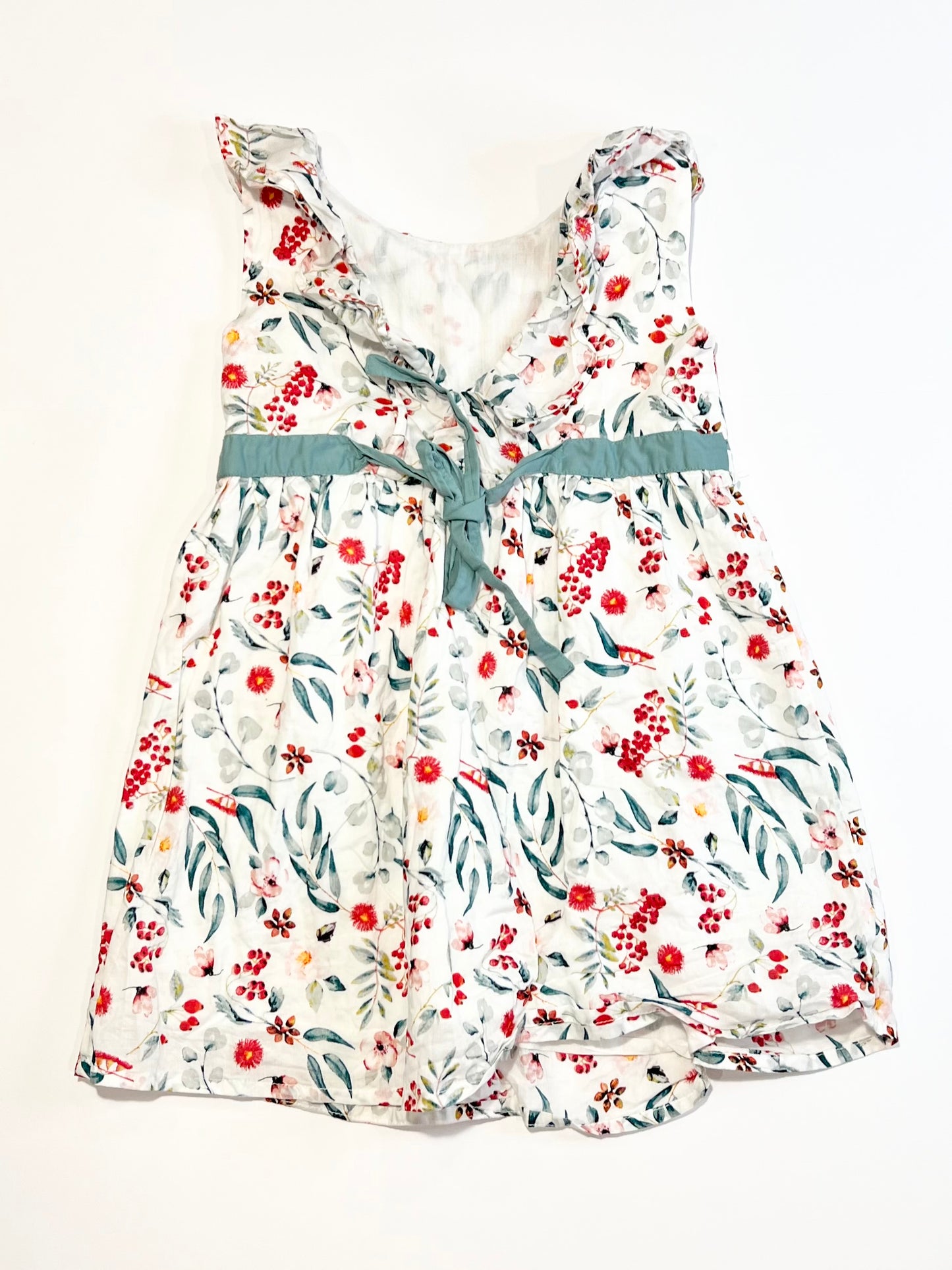 Leafy floral dress - Size 4