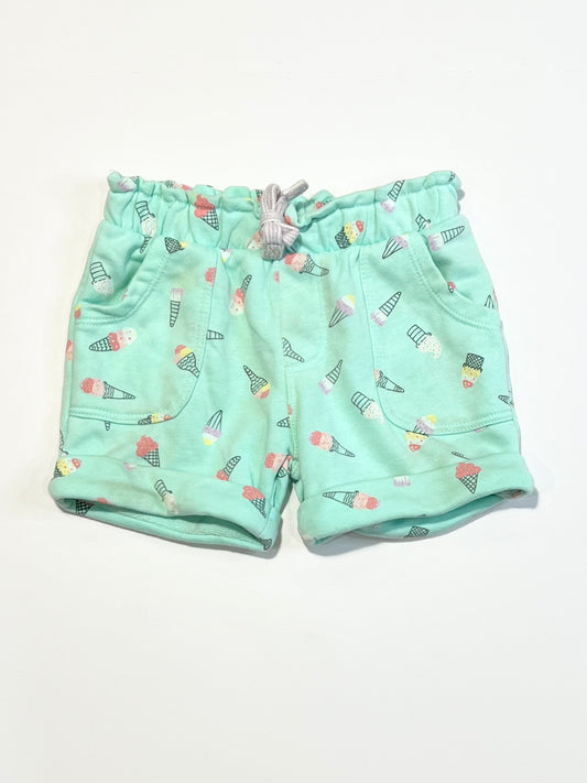 Ice cream sweat shorts - Size 00