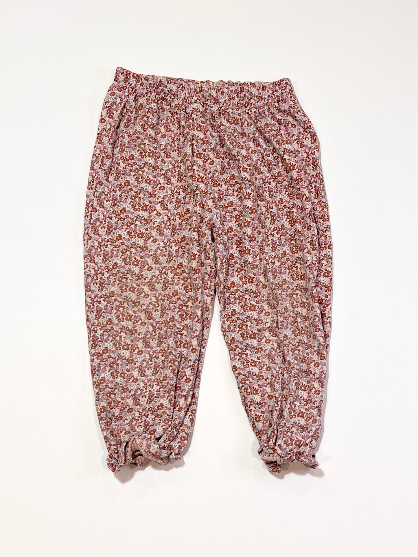 Floral cotton pants - Size 2-3