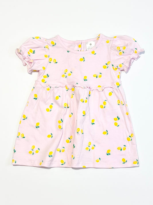 Lemons jersey dress - Size 00