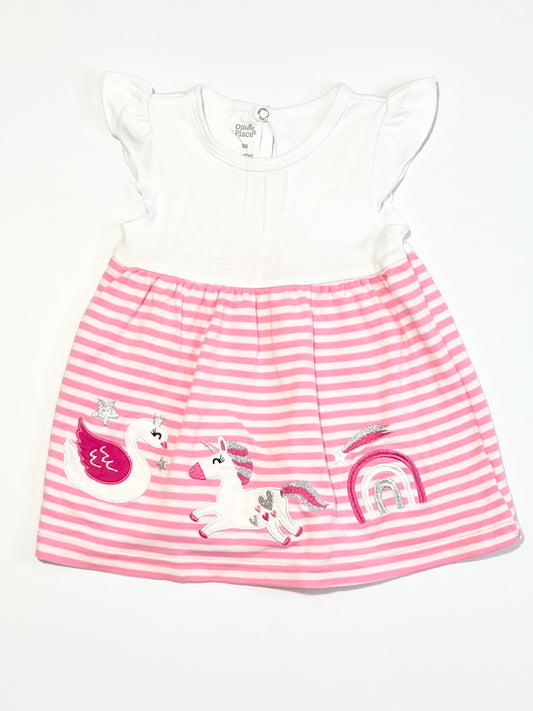 Striped jersey dress - Size 00