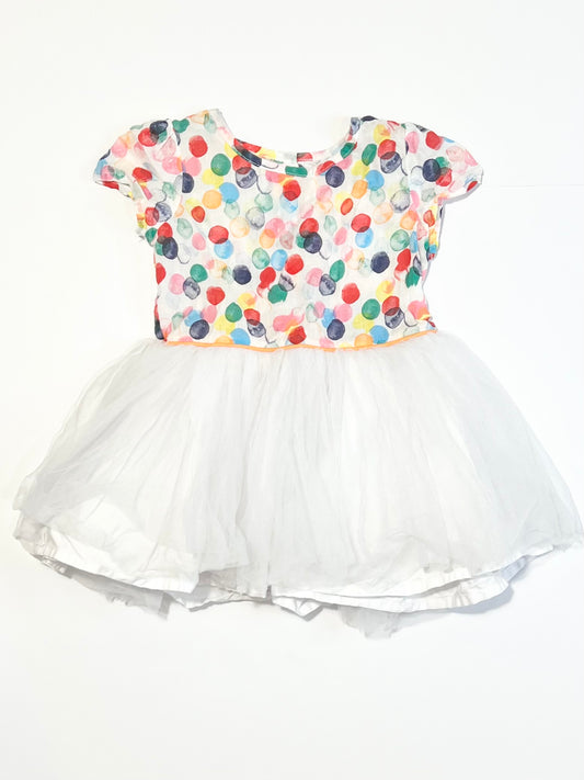 Confetti tulle dress - Size 00