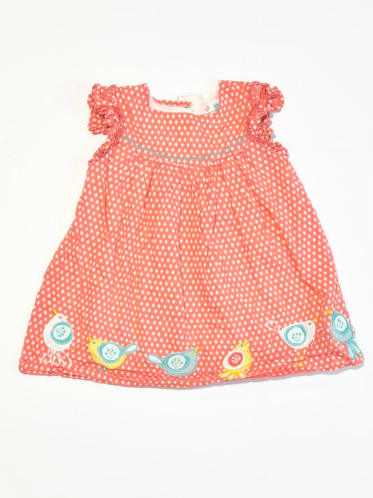 Pink birds dress - Size 00