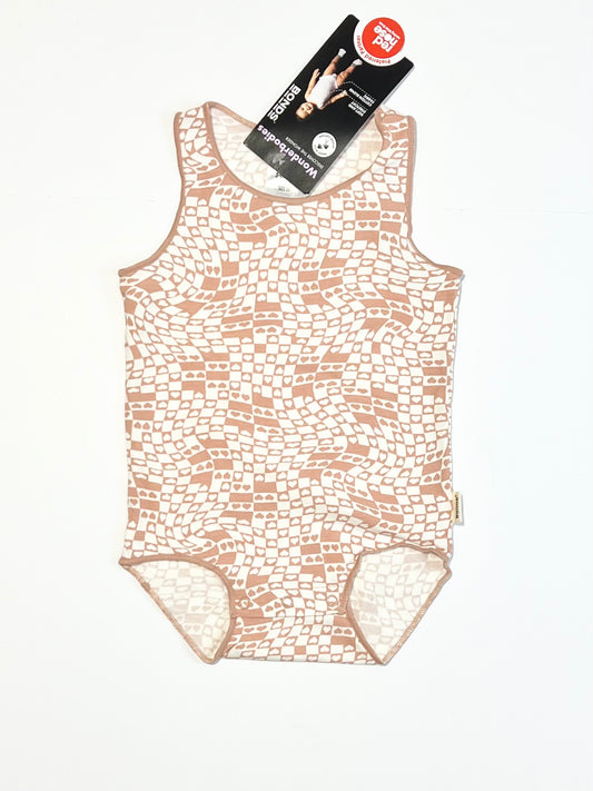 Hearts bodysuit brand new - Size 00 (Copy)