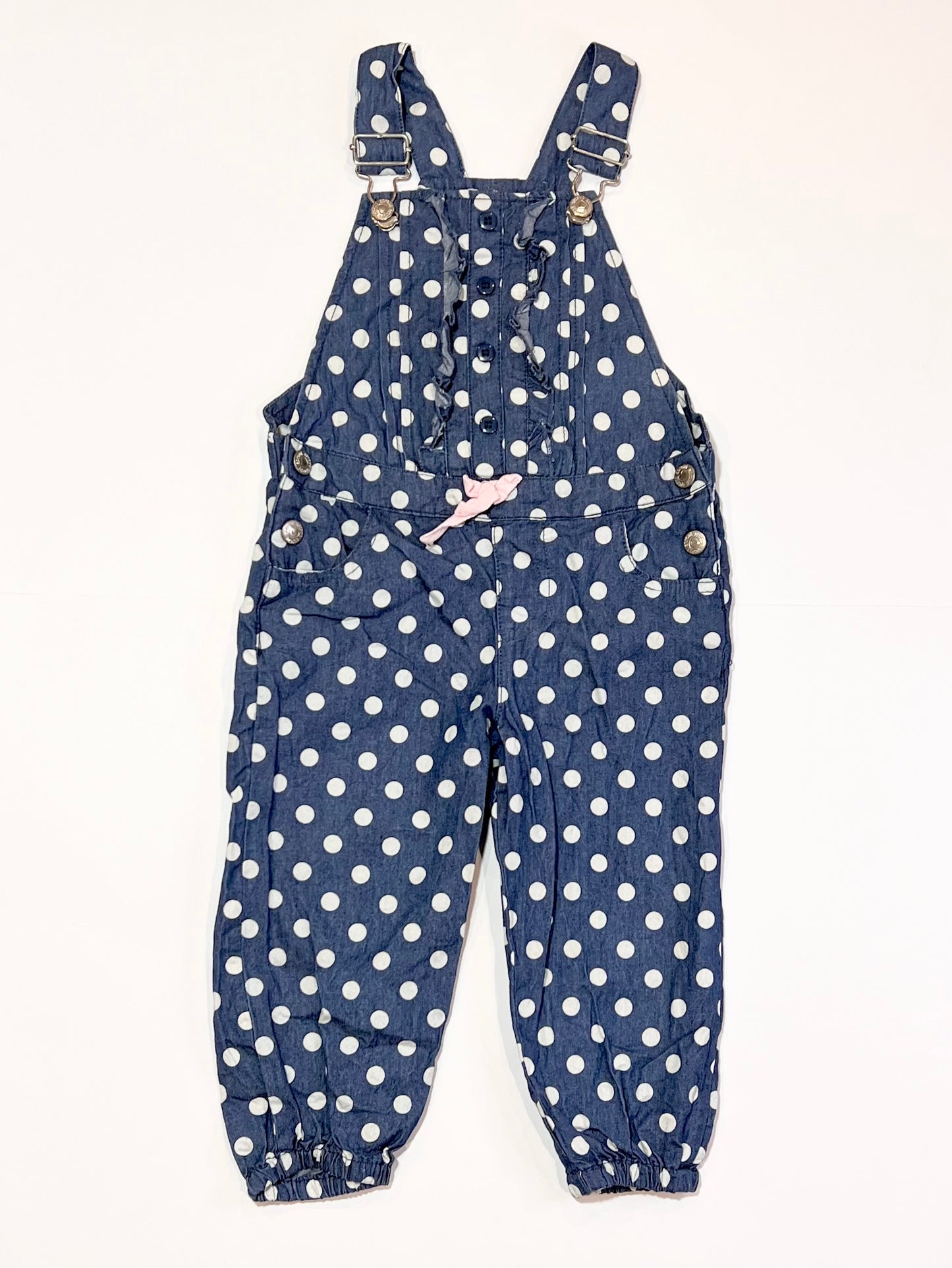 Blue spot overalls - Size 2