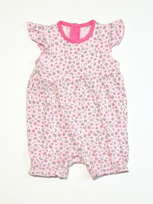 Animal print romper - Size 00