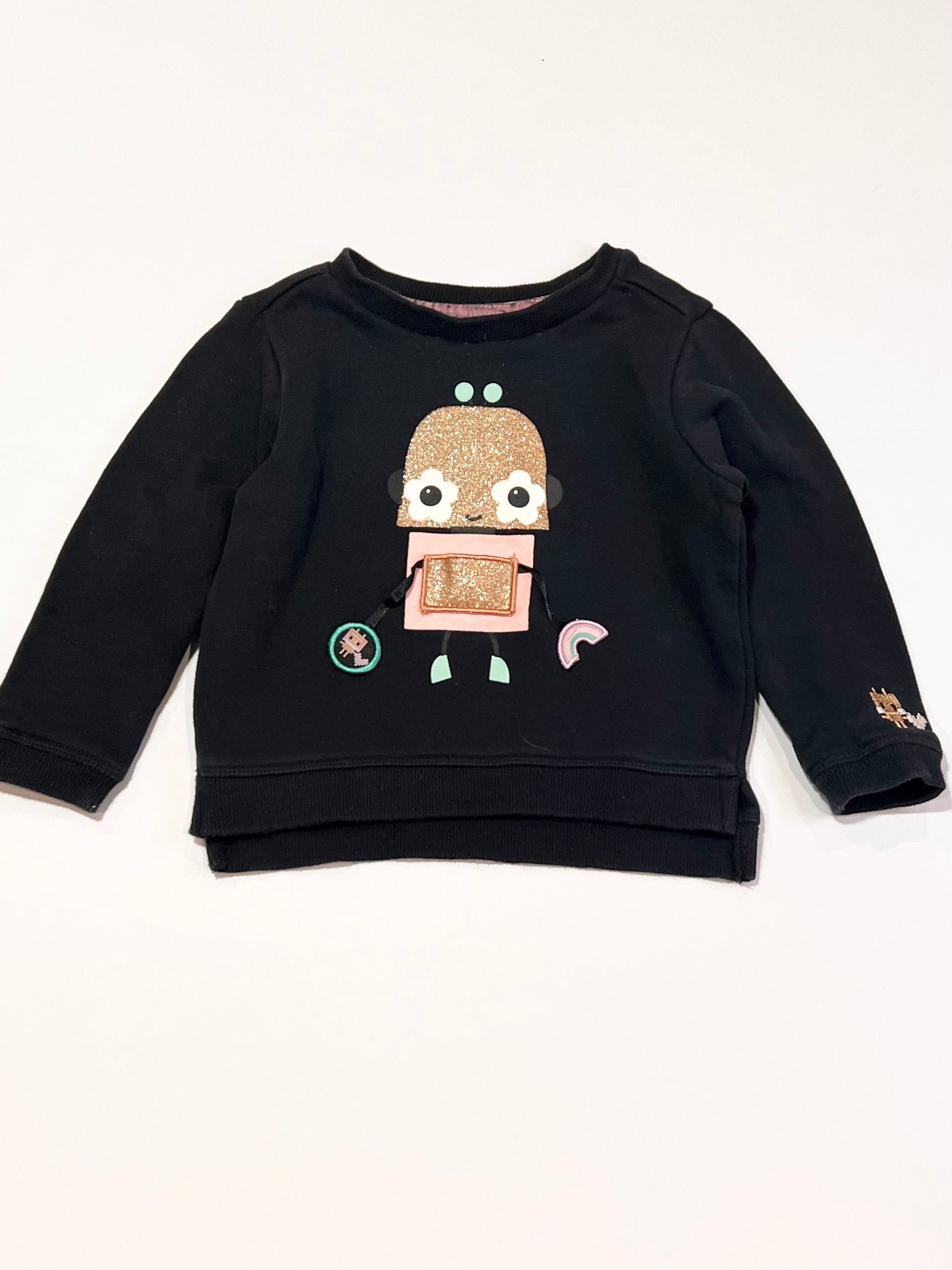 Black robot sweater - Size 2