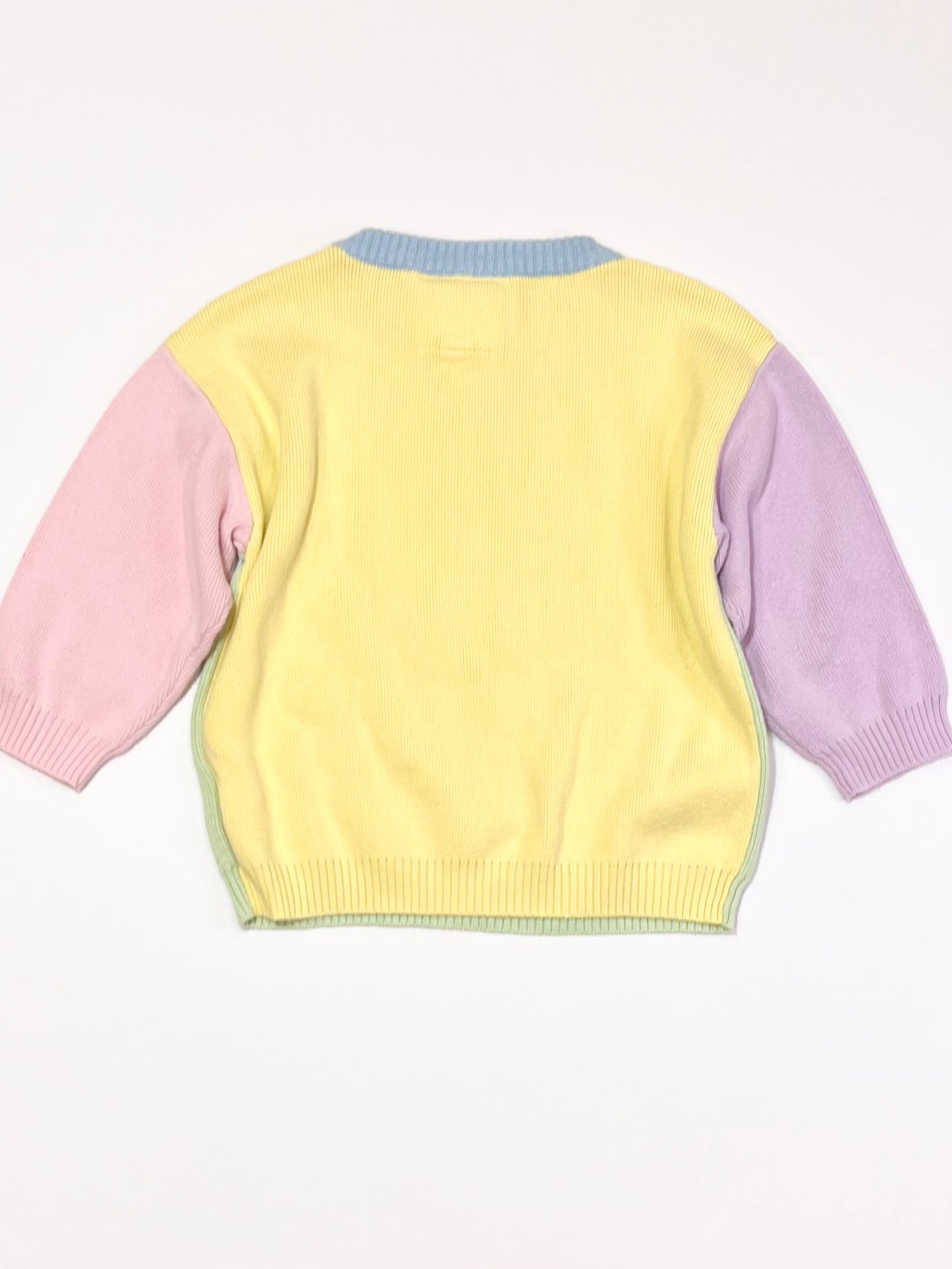 Block colour knit jumper - Size 2