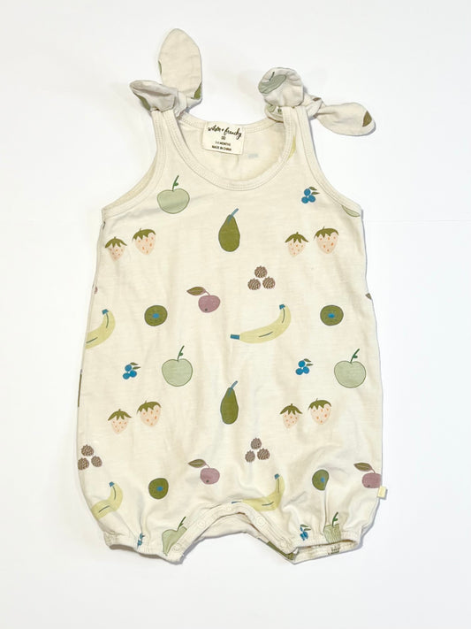 Jersey fruit romper - Size 00