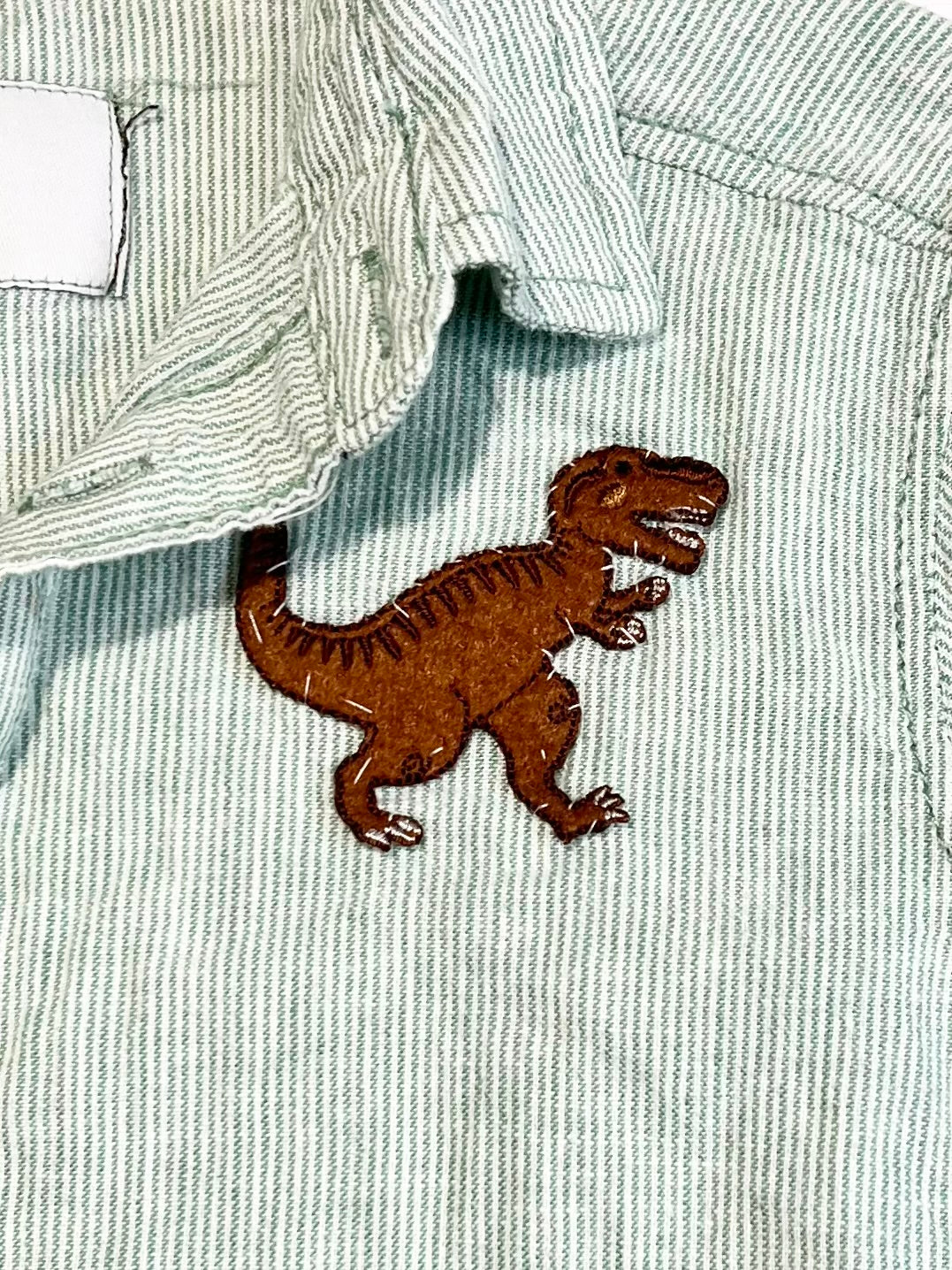 Green dino shirt - Size 2