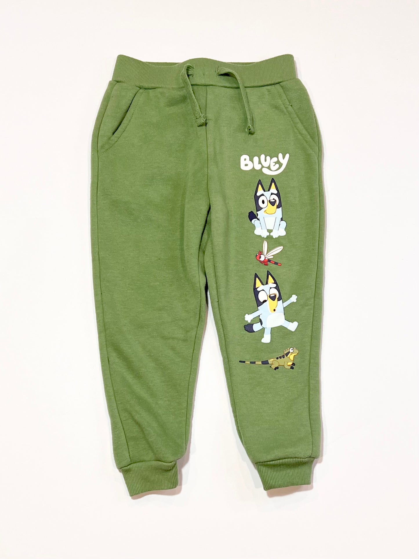 Green Bluey trackies - Size 3