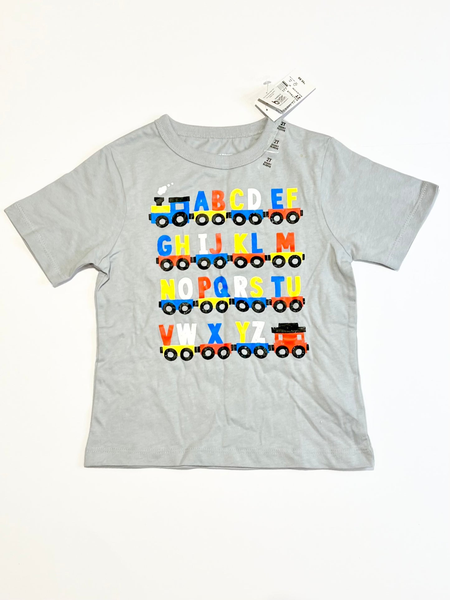 Alphabet train tee brand new - Size 2